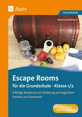 Cover des Titels Escape Rooms für die Grundschule Klasse 1/2