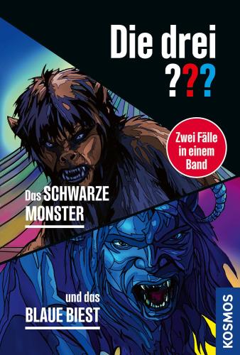 Die drei? ??, Das schwarze Monster / und das blaue Biest (Doppelband)