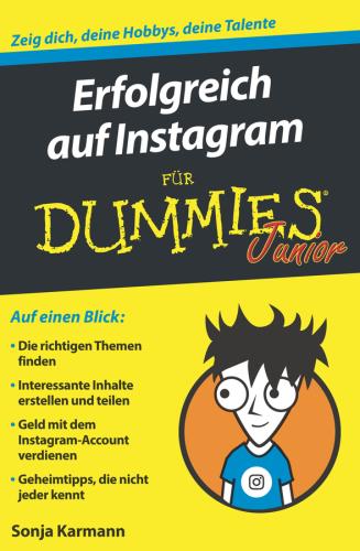 Cover des Titels Erfolgreich auf Instagram für Dummies Junior