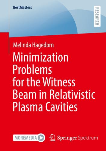 Minimization problems for the witness beam in relativistic plasma cavities