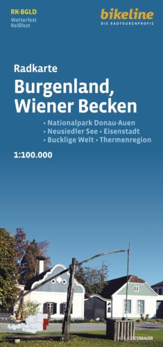 Radkarte Burgenland, Wiener Becken