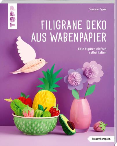Filigrane Deko aus Wabenpapier