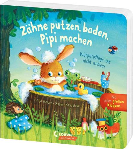 Zähne putzen, baden, Pipi machen