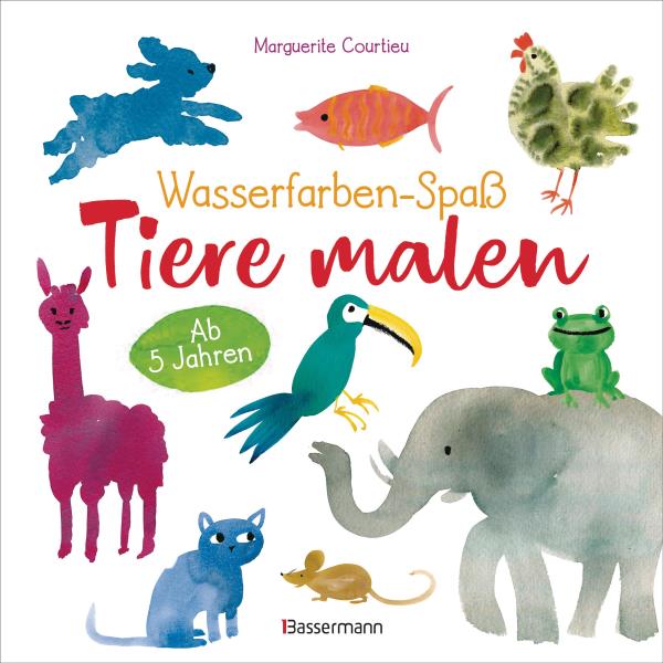 Wasserfarben-Spaß - Tiere malen