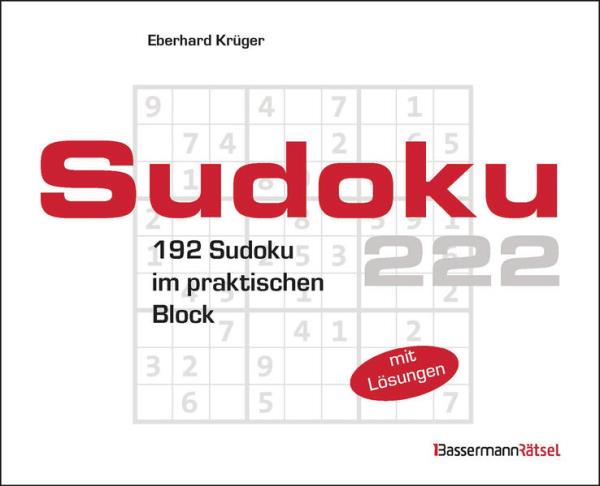 Sudokublock 222 (5 Exemplare à 2,99 €)