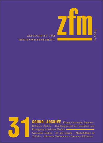 Zeitschrift für Medienwissenschaft 31
