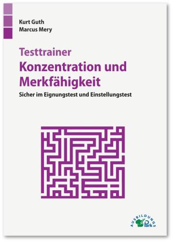 Cover des Titels Testtrainer Konzentration und Merkfähigkeit